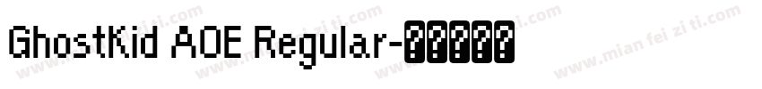 GhostKid AOE Regular字体转换
